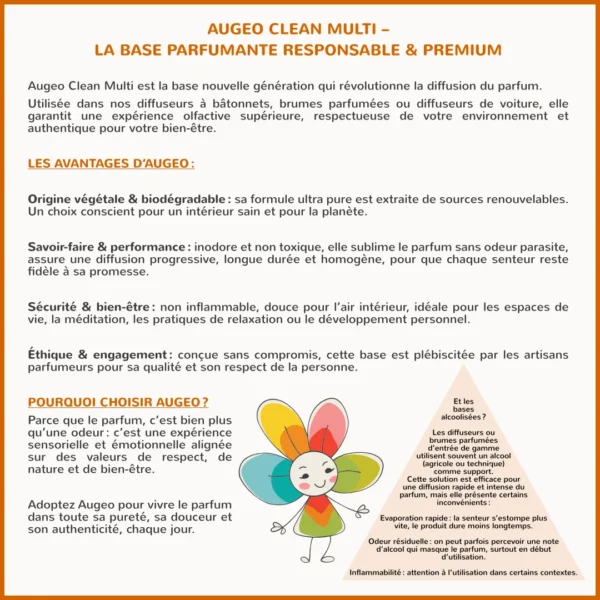 Les avantages du produit Augeo pour diffuseurs parfumés bien-être Graine de Peps, sain, éthique et écoresponsable